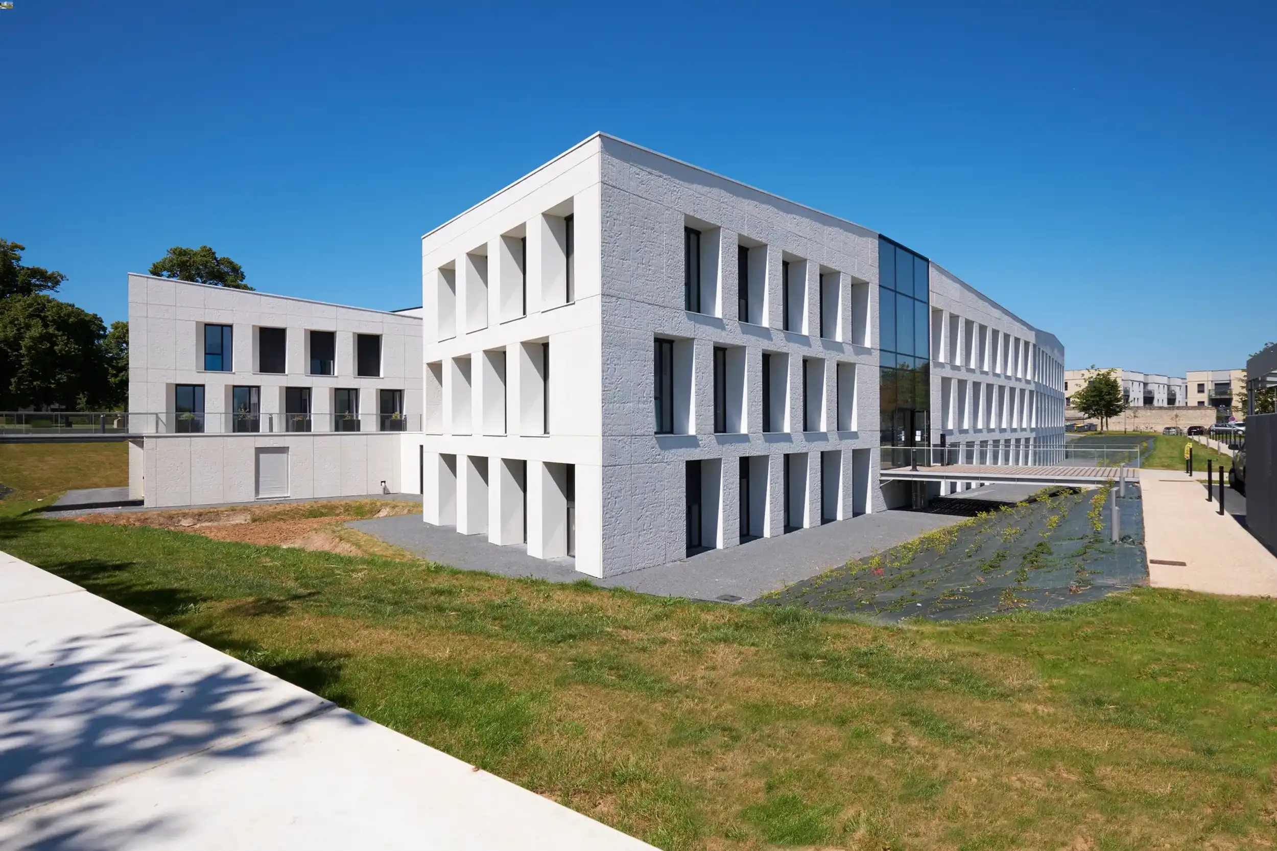 Perspective sur l'Hotel de Région de Normandie